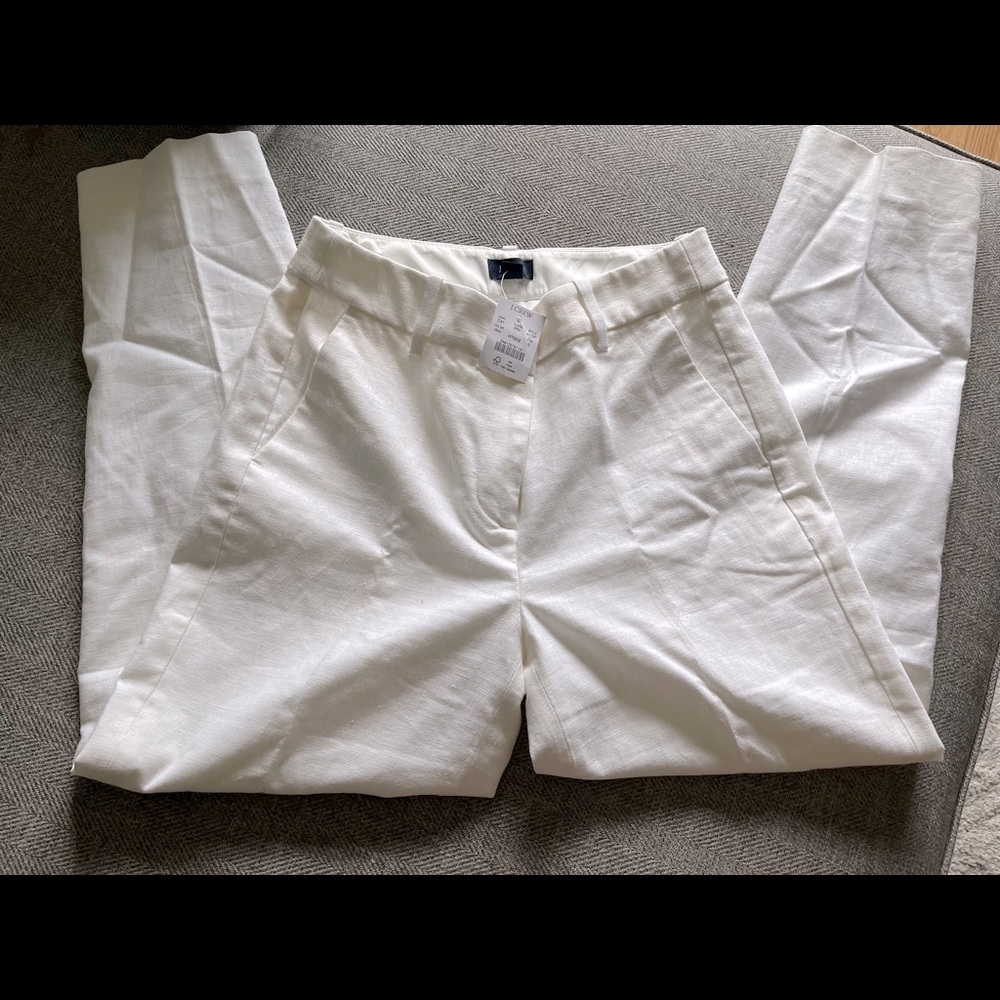 Brand new linen/cotton blend pants.